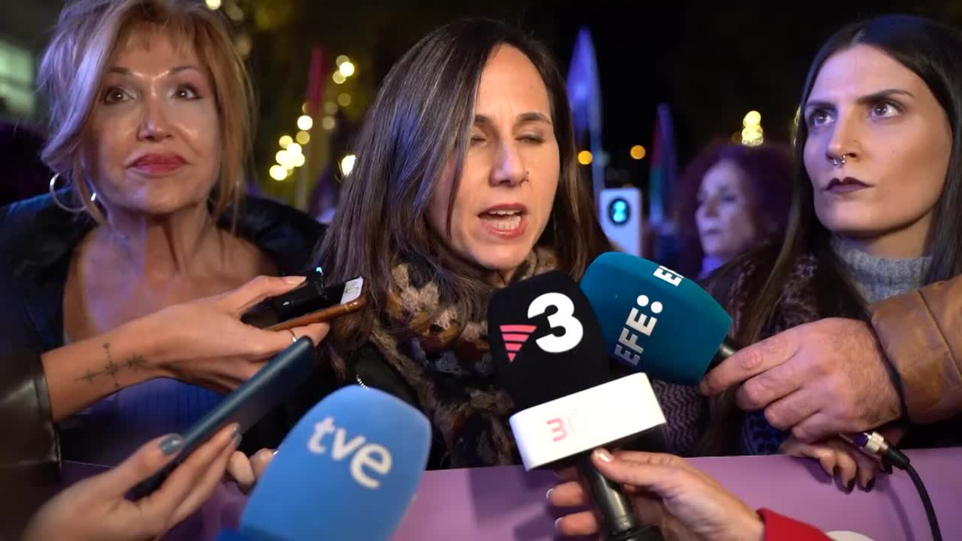 Belarra defiende el movimiento feminista como "la punta de lanza contra el fascismo"