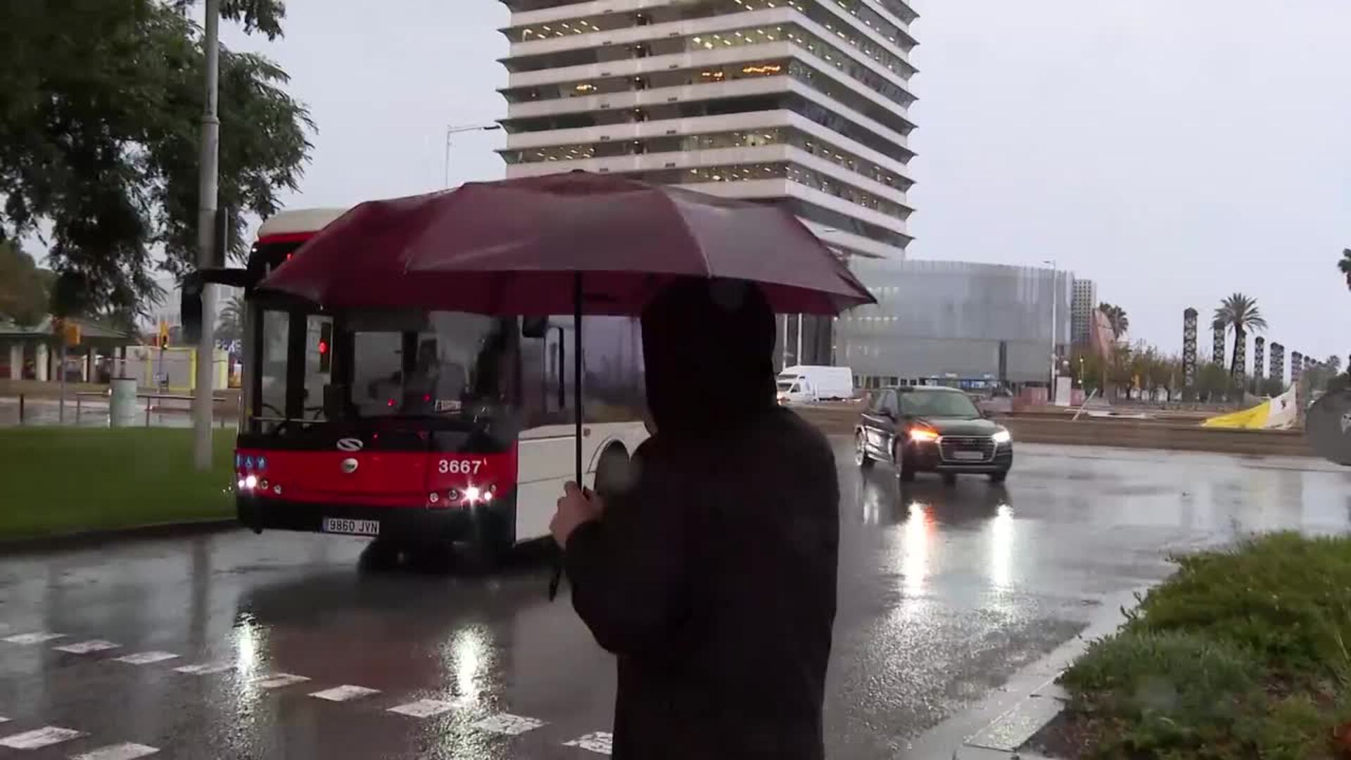 Activada la alerta Inuncat por acumulación de lluvia en la comarca del Barcelonès (Barcelona)