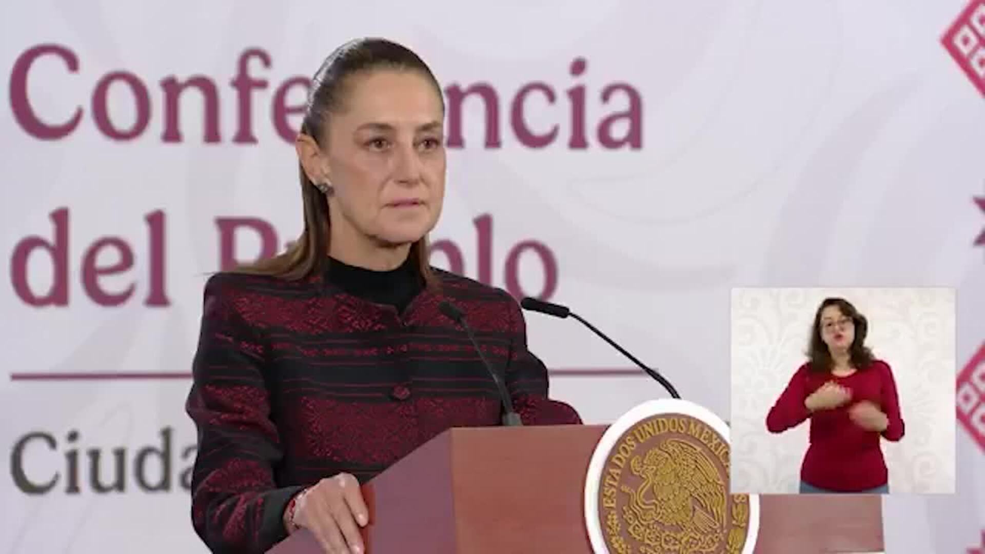 Sheinbaum pide a la ONU que medie en Venezuela y alerta del peligro de una intervención militar