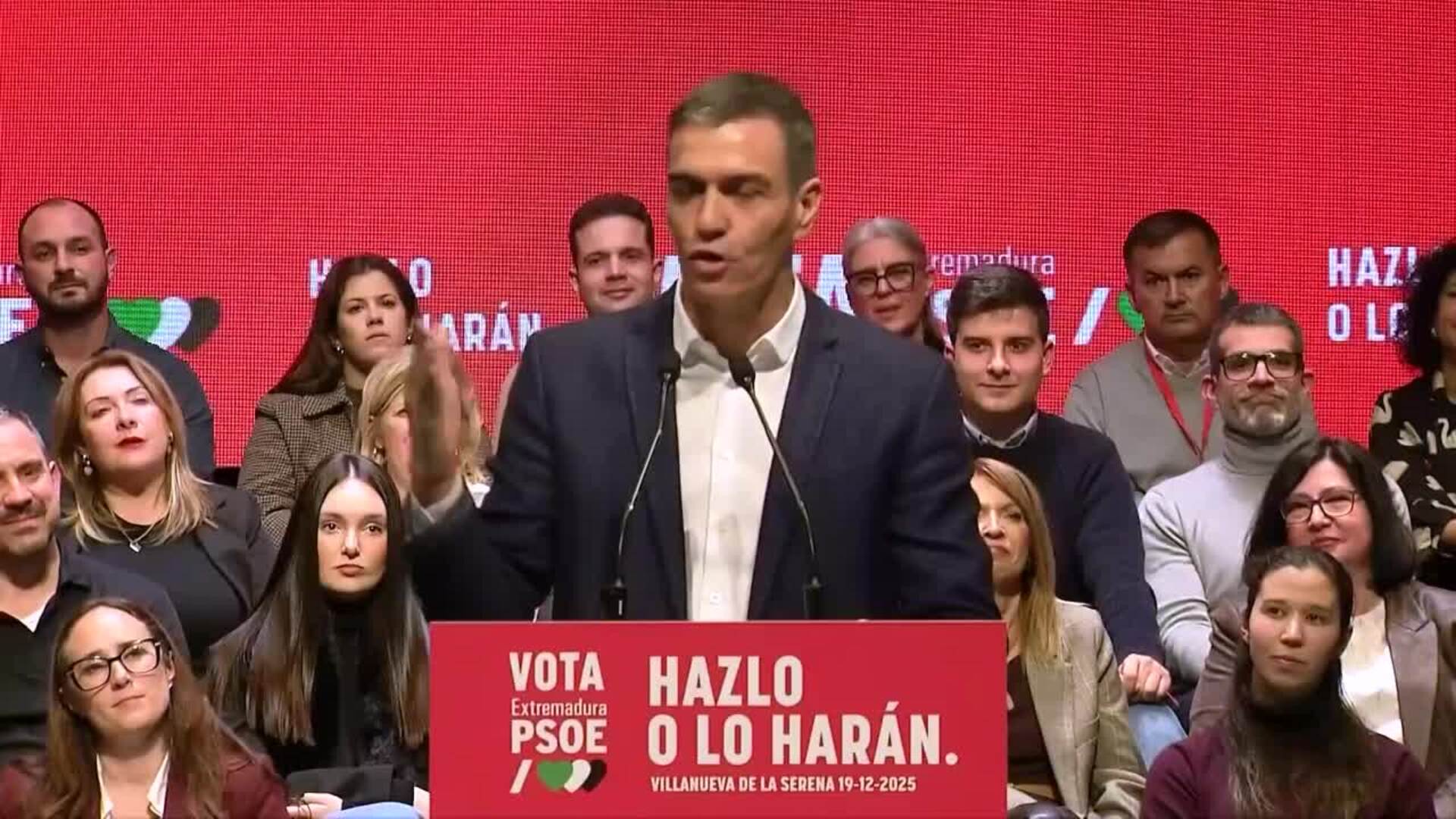 Los candidatos a las elecciones extremeñas piden el voto en el cierre de campaña