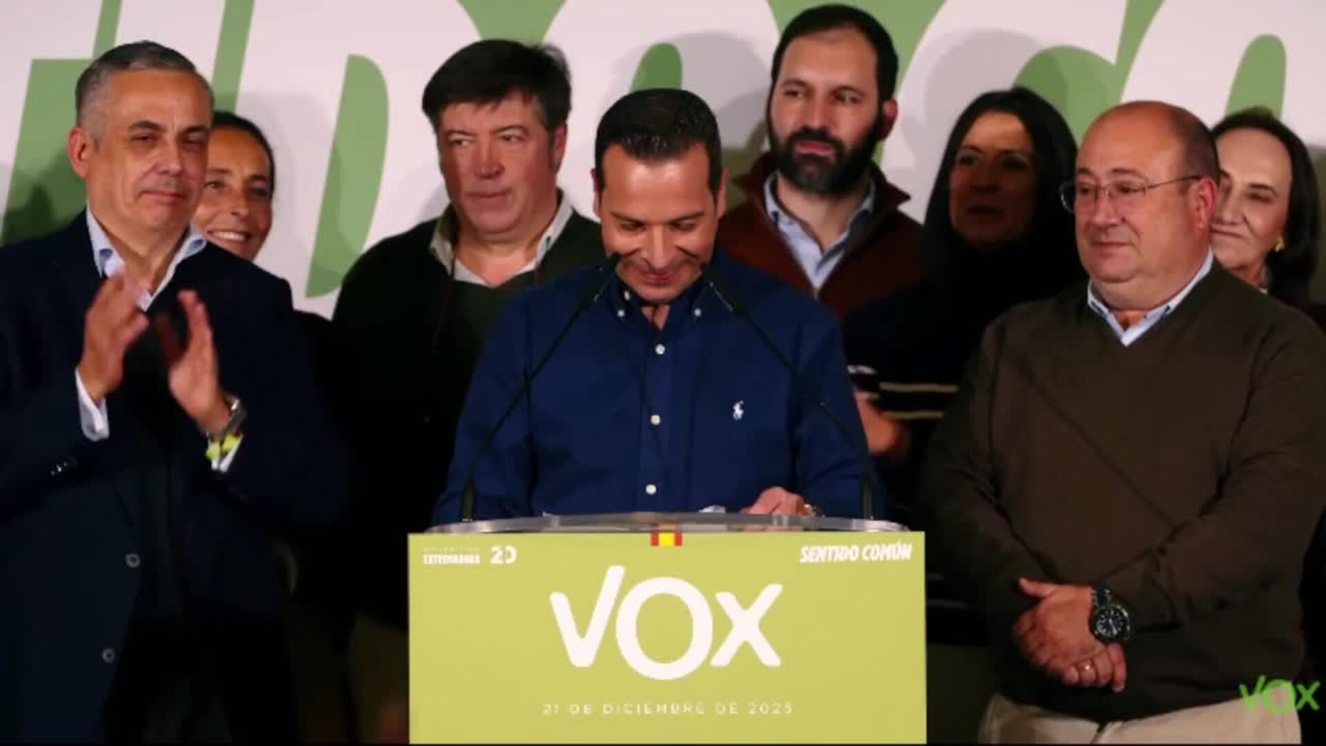 Fernández Calle asegura que defenderá "con uñas y dientes" cada voto de los extremeños