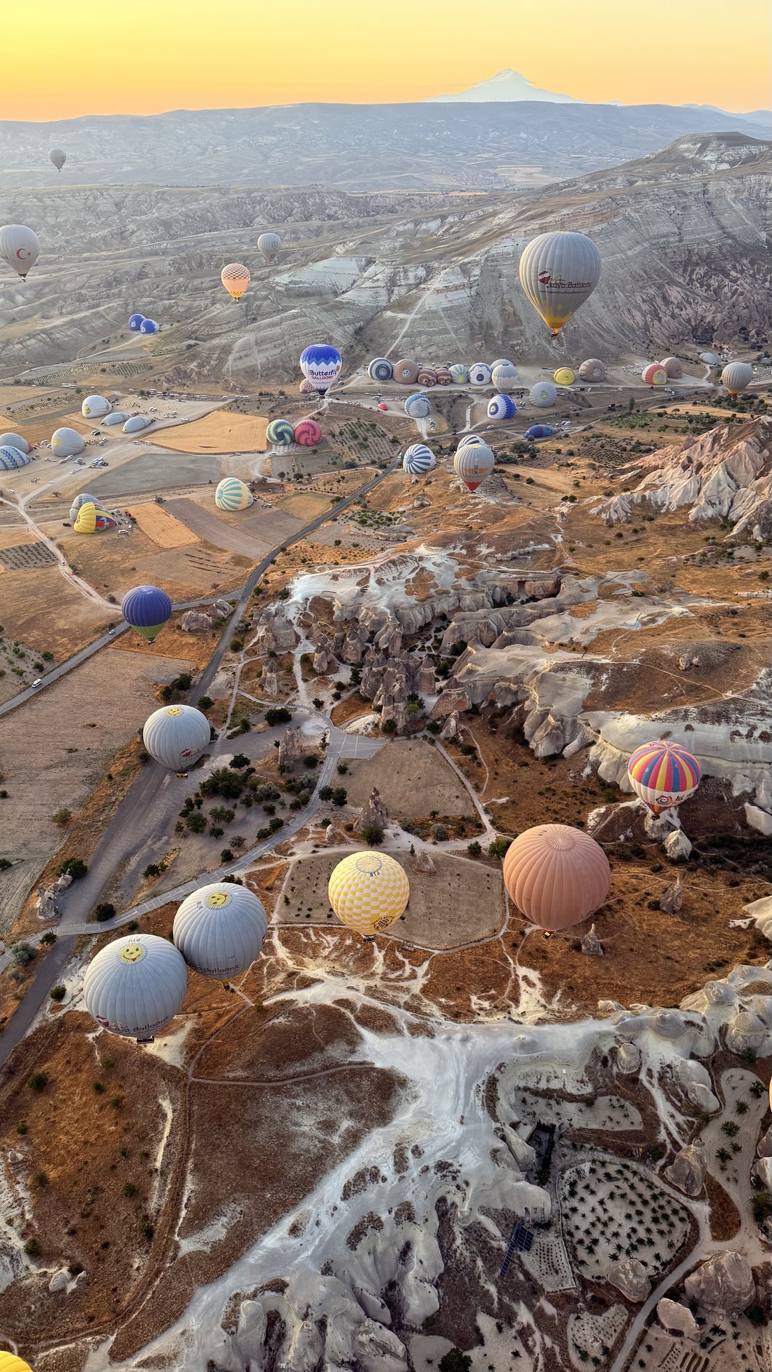 Globos aerostáticos en la Capadocia turca.