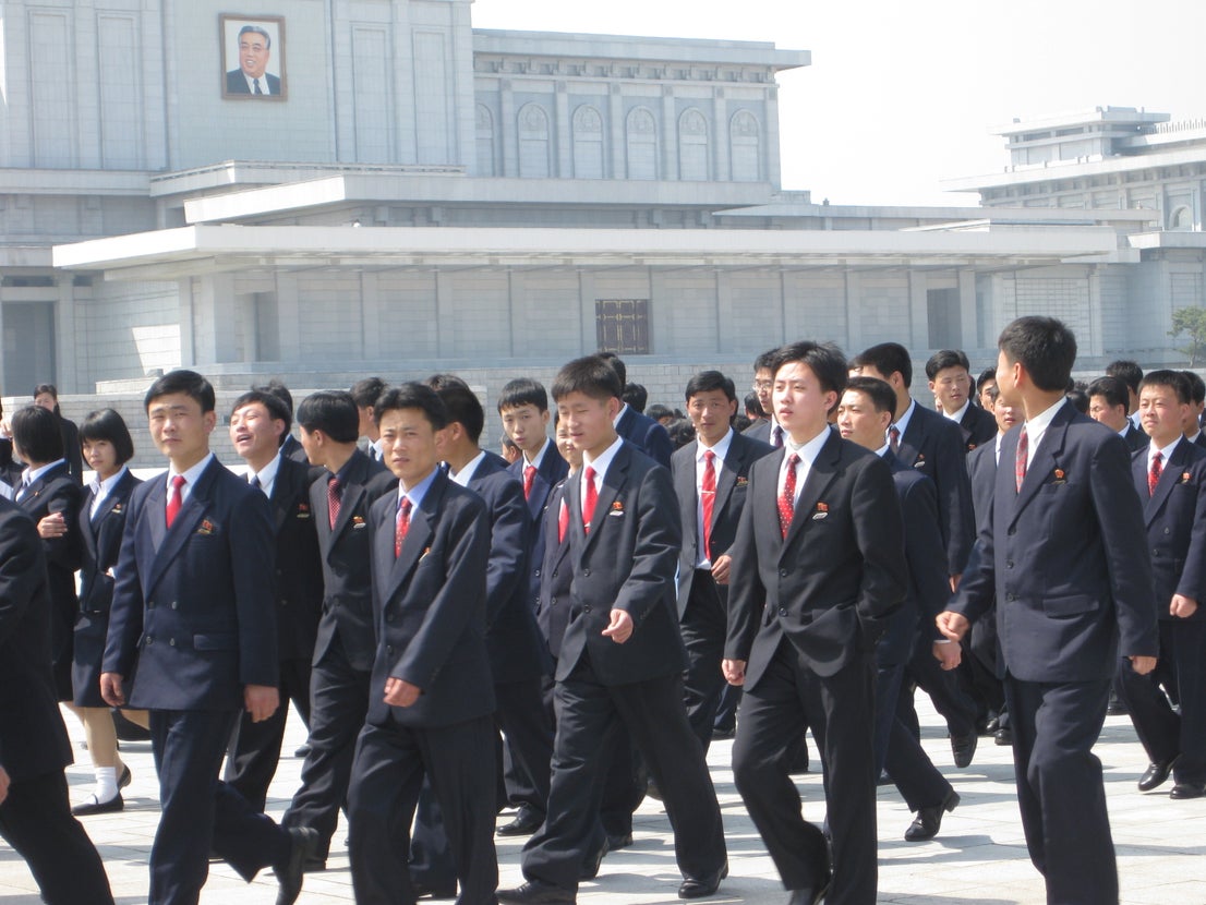 Fotografía tomada en Corea del Norte en 2009.