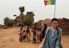 La extremeña durante su estancia en Malí