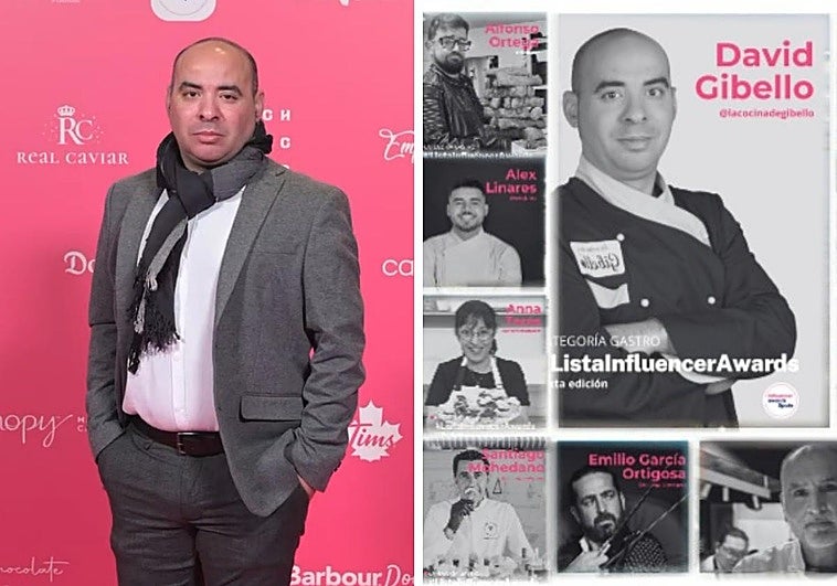 Un cocinero de Extremadura en la final de los Influencer Awards España 2026
