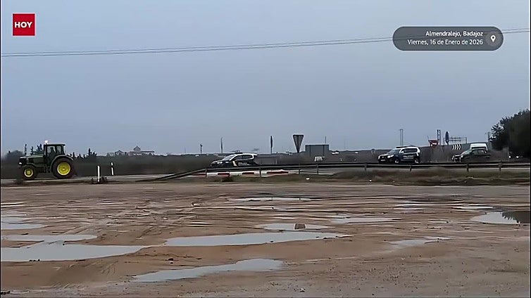 Tractoradas en las carreteras extremeñas