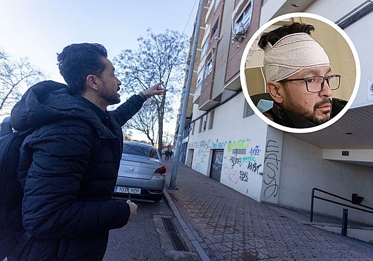 Hieren a un hombre con un plato lanzado desde un edificio de Hernán Cortés, en Cáceres
