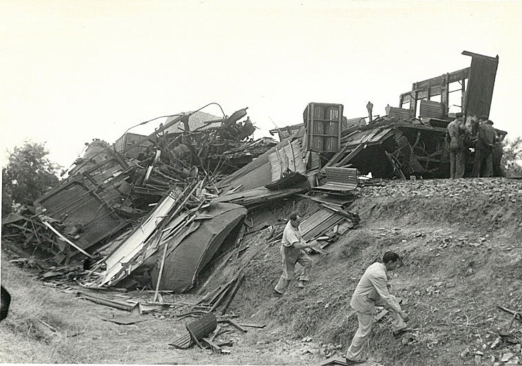 Como un guion macabro, así ocurrió la mayor tragedia ferroviaria extremeña