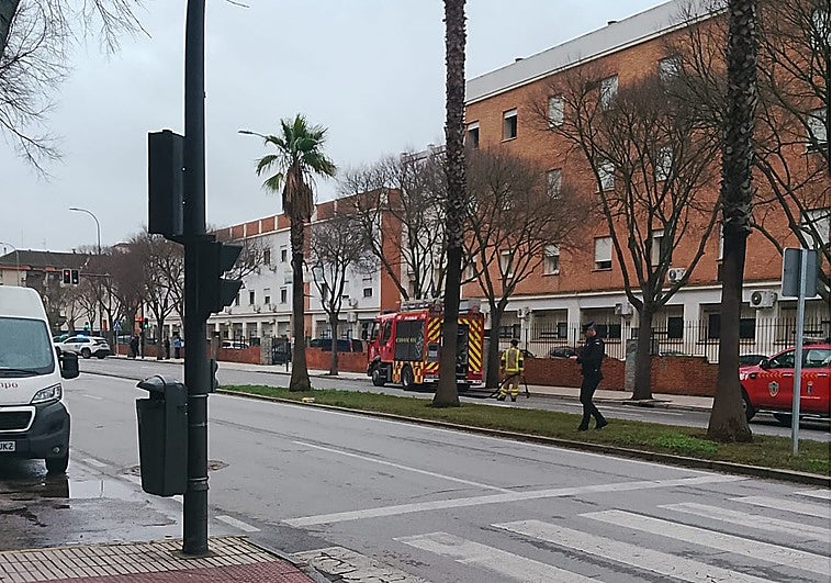 Cortan el tráfico en María Auxiliadora por la rotura de una tubería de gas durante unos minutos