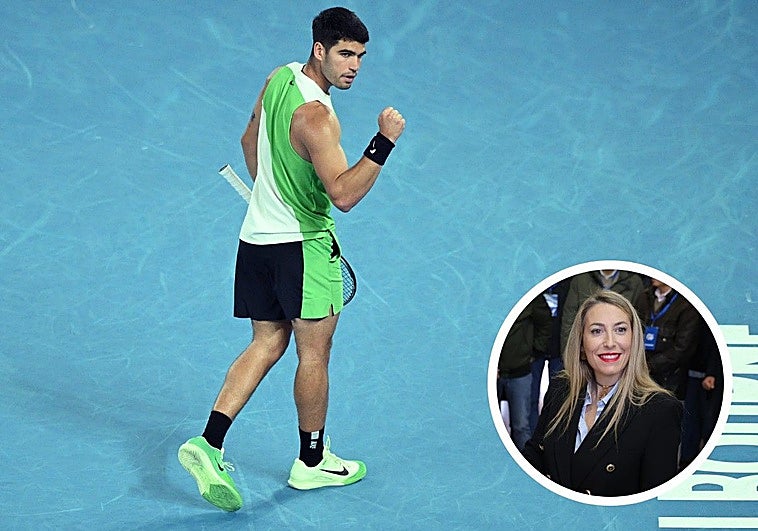 El detalle de Alcaraz en el Open de Australia que ha llamado la atención de María Guardiola