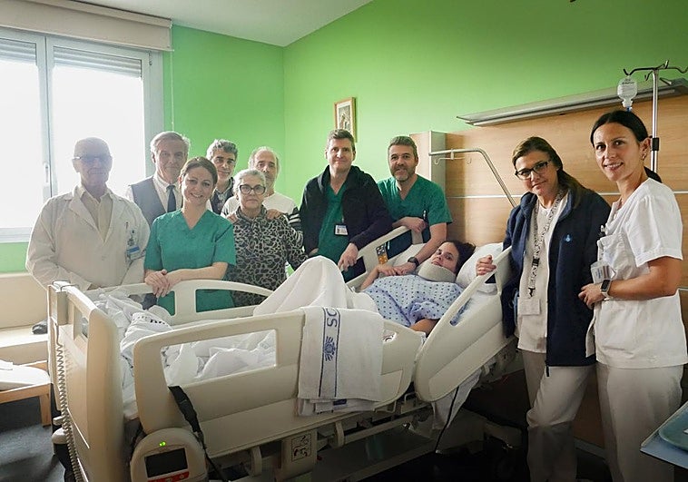 Rocío recibe el alta: era la última paciente del accidente de Adamuz ingresada en el Hospital San Juan de Dios de Córdoba