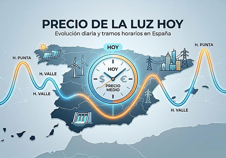 Precio de la luz HOY 21 de febrero: Consulta los tramos horarios y el coste medio