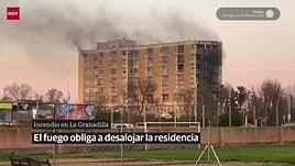 Un incendio en la residencia La Granadilla de Badajoz obliga a evacuar a los mayores