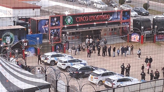 La Policía Local clausura un circo en Badajoz por seguridad y obliga a desmontarlo
