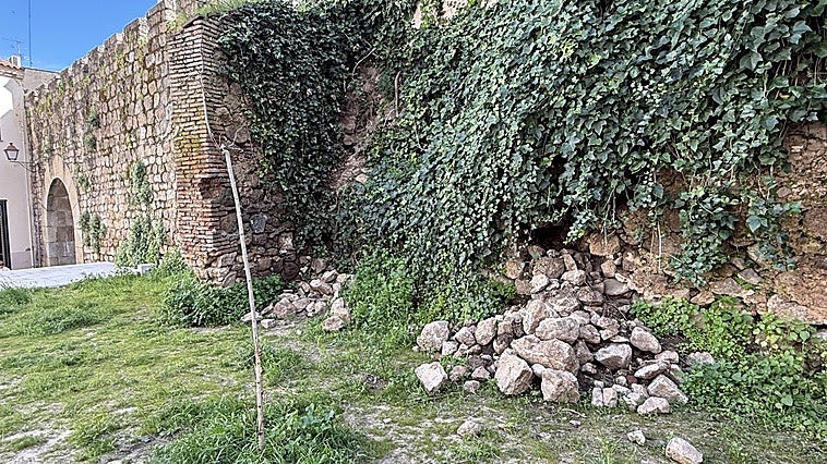 El estado de la muralla de Plasencia entra en una fase crítica