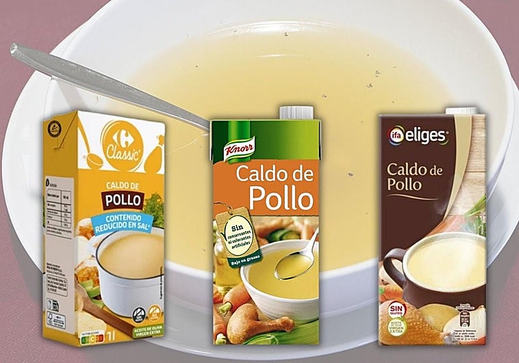 Caldos de pollo ¿sin pollo?: estas son las 30 marcas que suspenden por sus ingredientes reales
