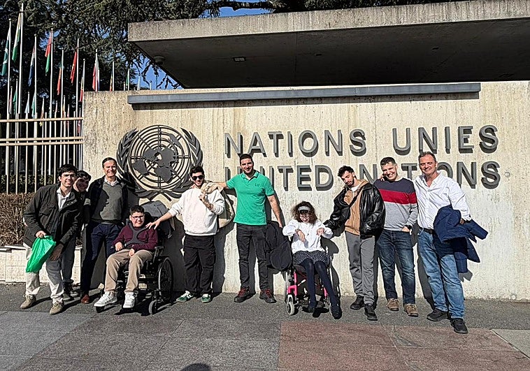 Día histórico para Aspace Badajoz con la intervención de tres usuarios en Naciones Unidas