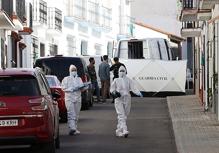 Los restos de Francisca Cadenas estaban bajo un pequeño patio enlosado, cubierto por plantas y una lavadora