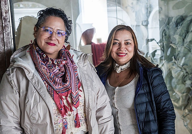 Activistas colombianas de visita en Extremadura: «Las mujeres en la guerra nunca tenemos voz»