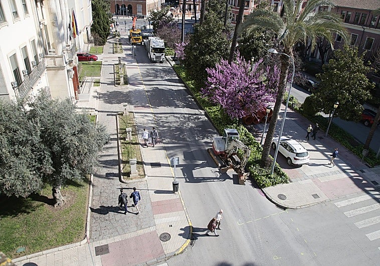 La avenida de Huelva de Badajoz estará un año en obras