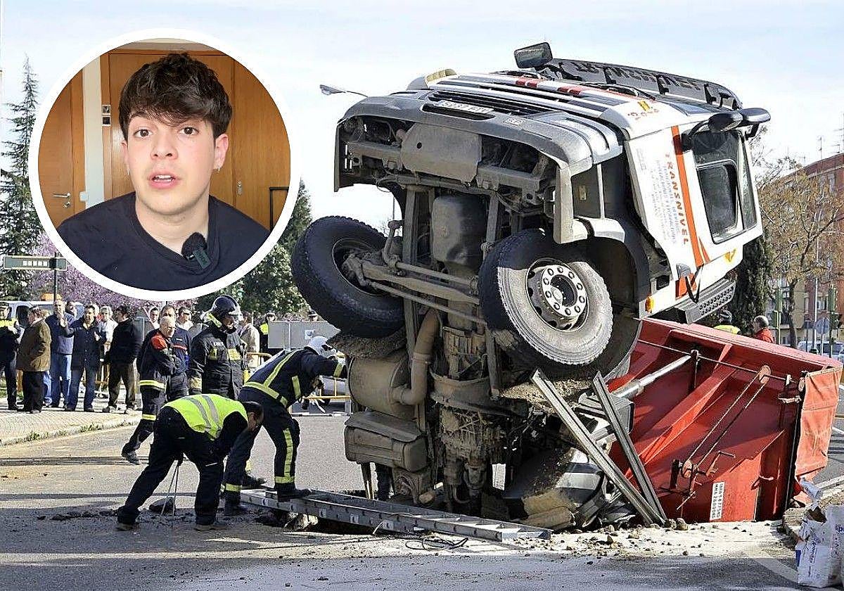 El camión que se hundió en 2010