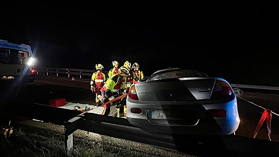 Así fue el choque mortal provocado en la A-5 por un coche en sentido contrario