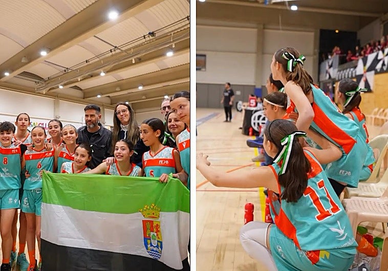 El emotivo gesto de José Muñoz, de Estopa, con el equipo de Extremadura en el Campeonato de España de baloncesto