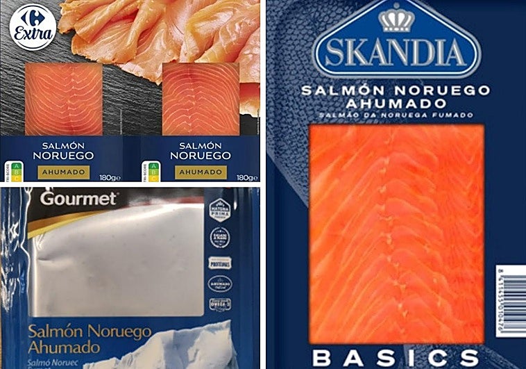 Sanidad alerta de la presencia de listeria en tres lotes de salmón ahumado, uno es de Carrefour