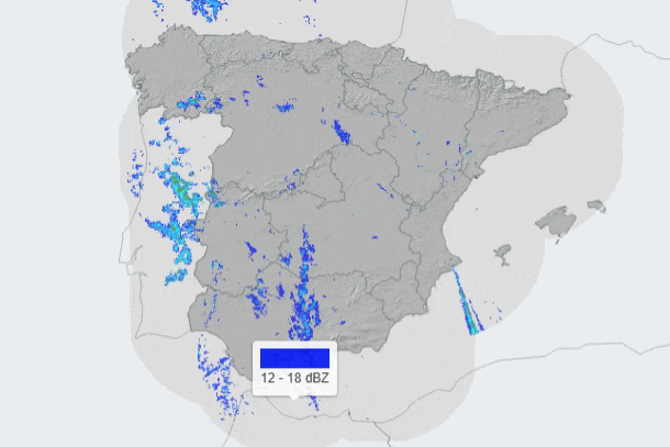 La borrasca deja rachas de vientos de más de 70 km/h este martes en Extremadura