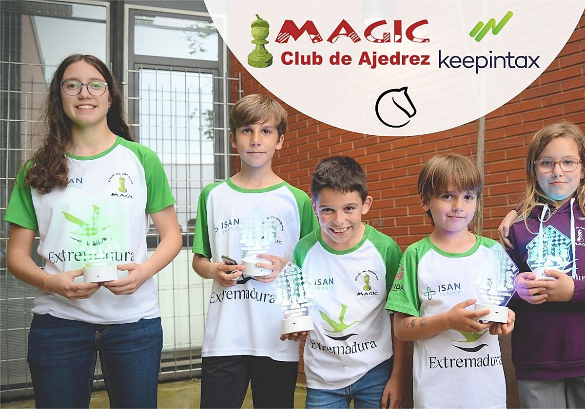 Las promesas de la cantera del Magic que participarán en el Torneo Jaque mate al racismo.