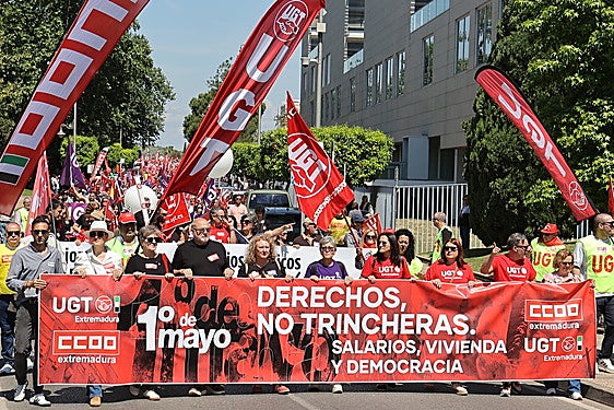 La manifestación del Primero de Mayo, en imágenes