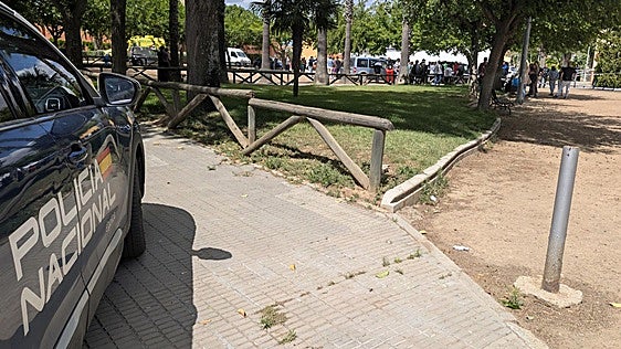 El lugar de los hechos.