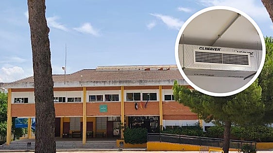 El colegio de Ribera del Fresno se salva del calor con aerotermia