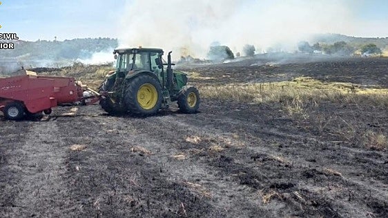 Detenido un hombre por un incendio en Plasencia e investigado otro por originar el de Ibahernando