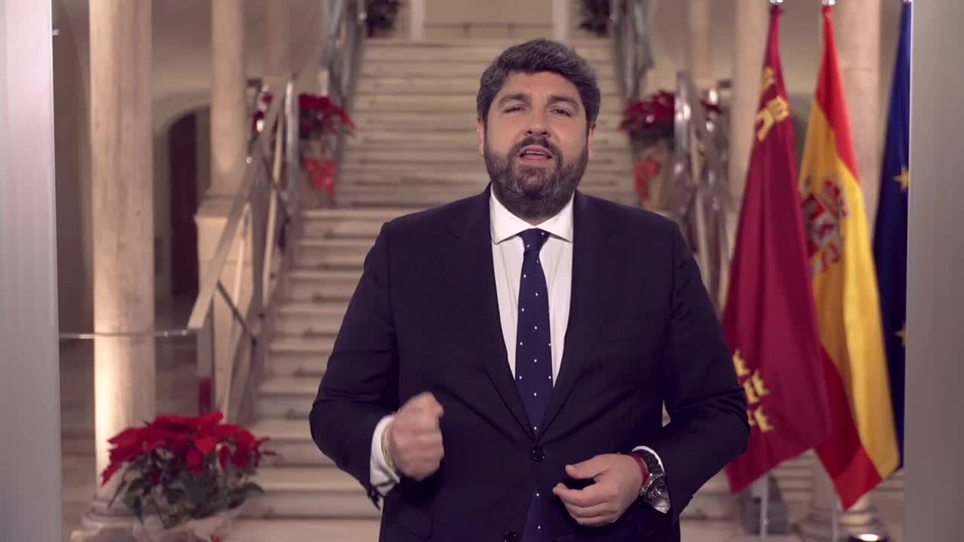 López Miras aboga en 2026 "por tender puentes donde otros levantan muros"