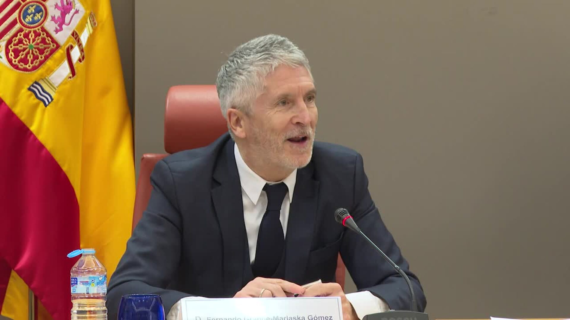 Marlaska dice no preocuparle "nada" que Ábalos pida que testifique en el caso mascarillas