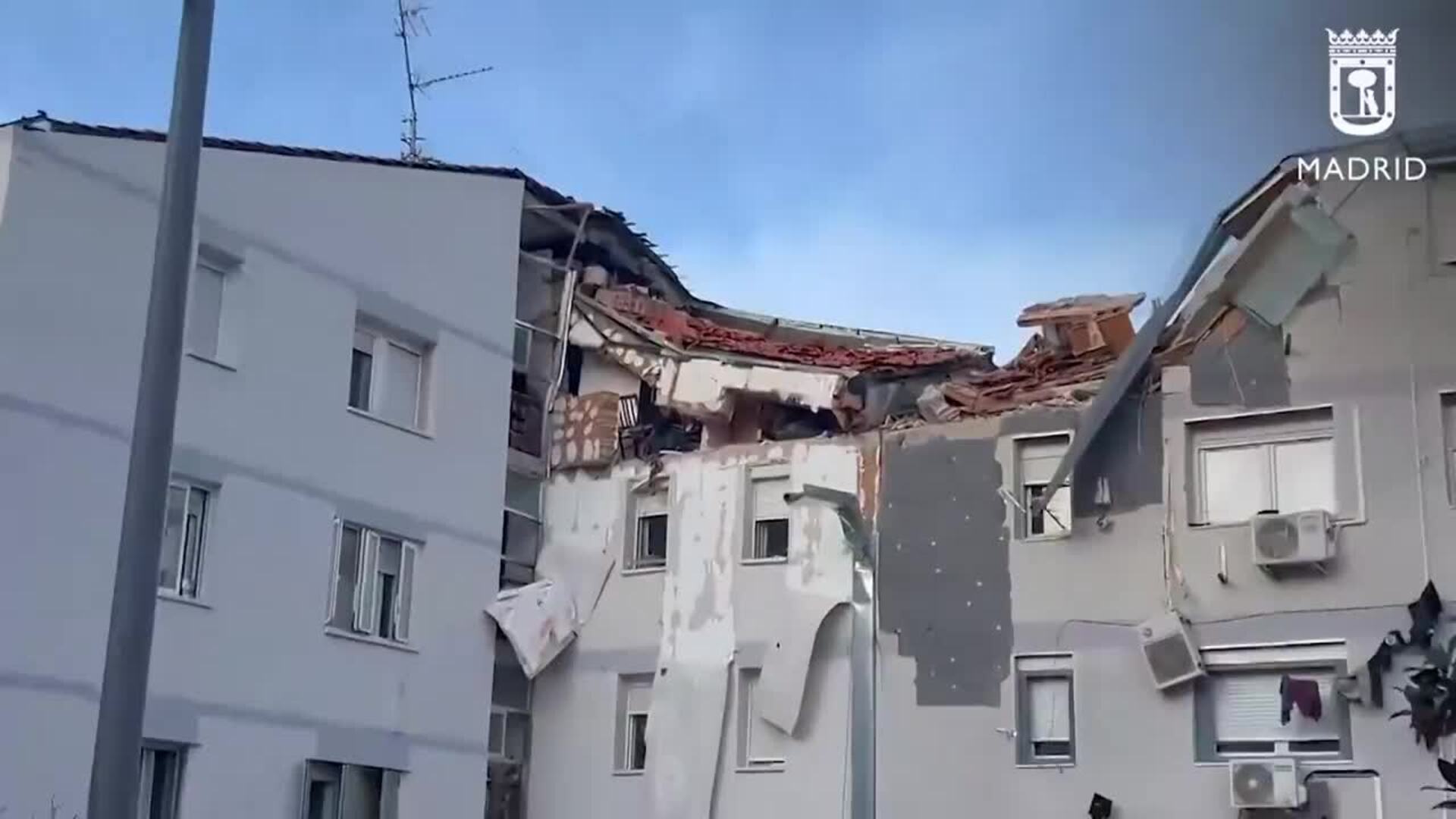 Una mujer muere y nueve personas resultan heridas en una explosión de gas en Carabanchel