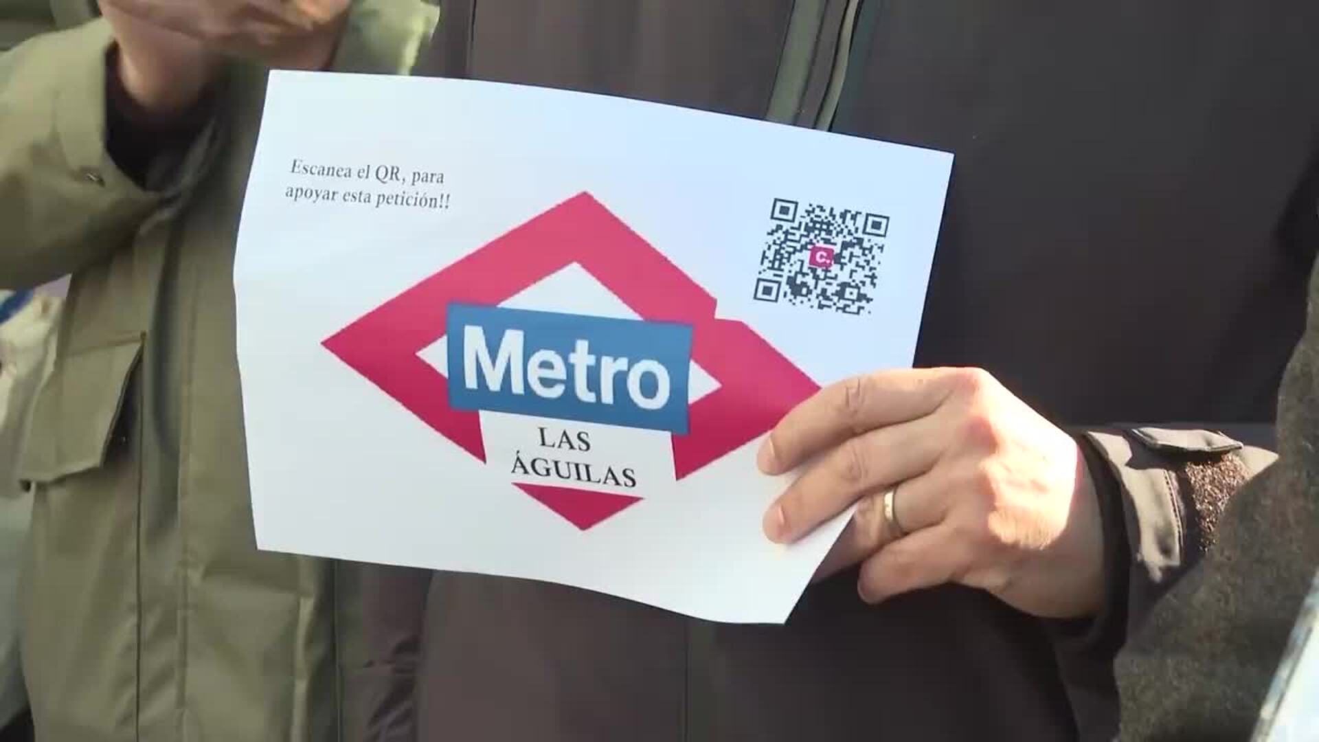 Barrio de Las Águilas pide parada de metro: "Cuatro generaciones no pueden estar equivocadas"