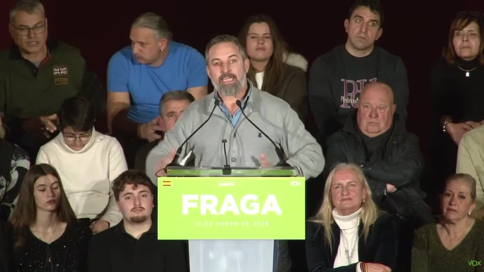 Abascal (Vox): "Con una mafia no se pacta nada y los que pactan son otra mafia"