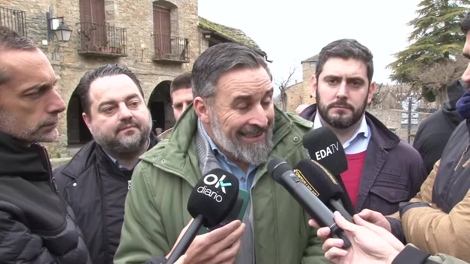 Abascal, sobre la política migratoria de Sánchez: "Quiere sustituir al pueblo español"