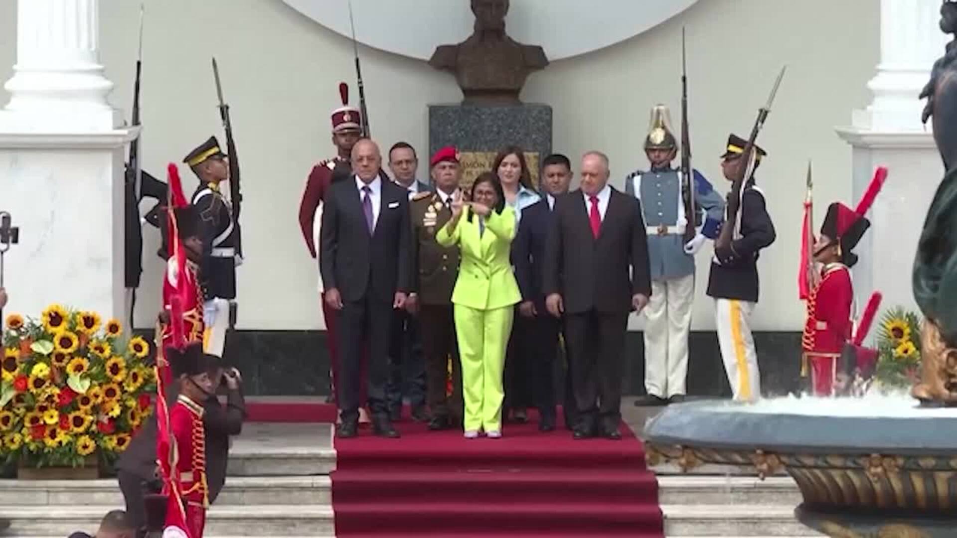 Delcy Rodríguez, presidenta encargada de Venezuela
