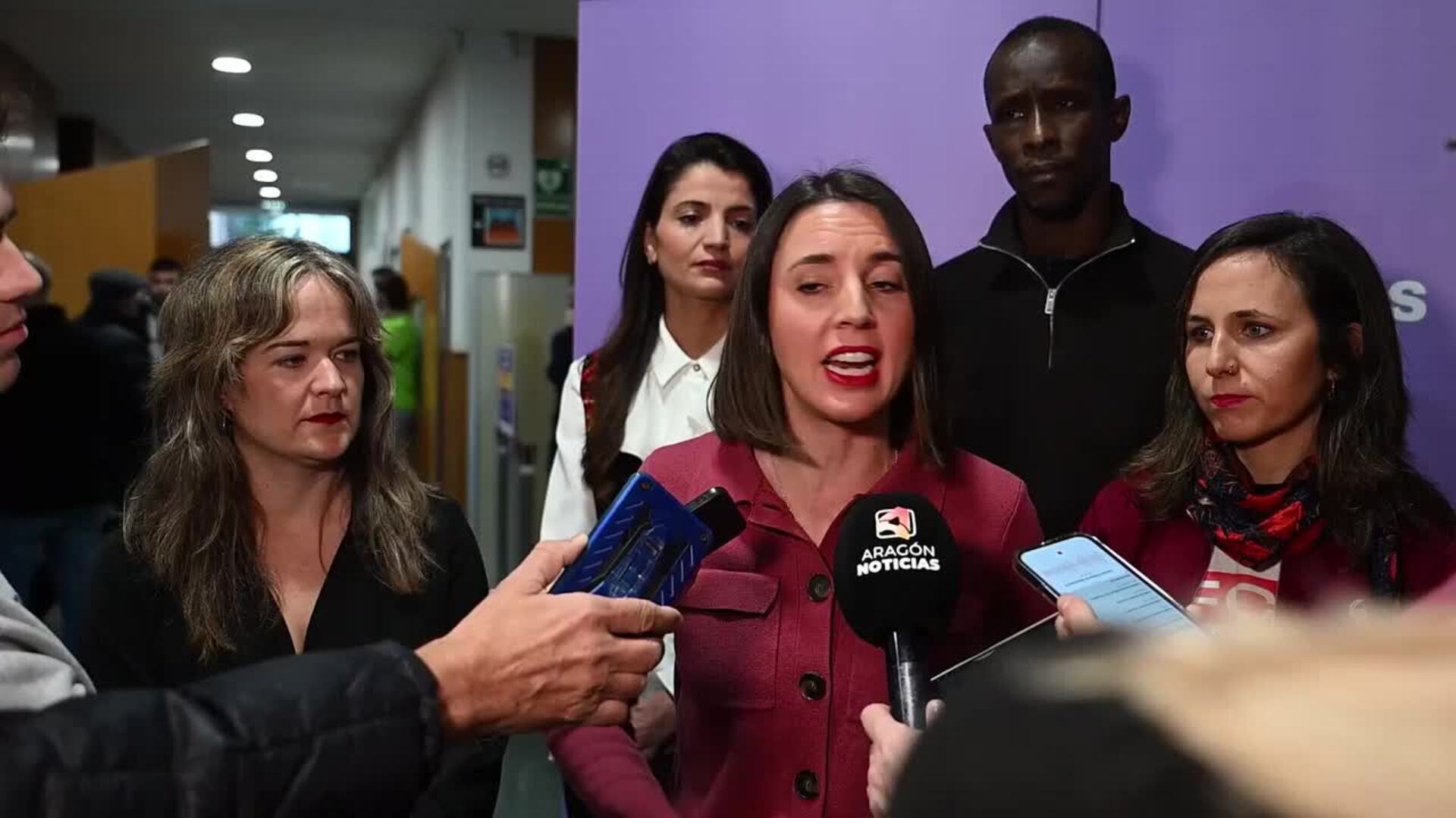 Montero insiste en que hace falta "una izquierda que llame genocidio al genocidio"