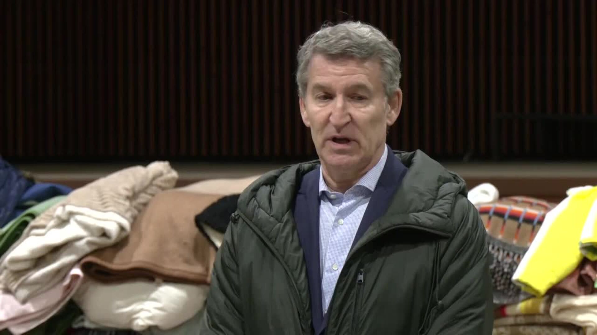 Feijóo explica desde Adamuz que el Gobierno no le ha aportado "ninguna información"