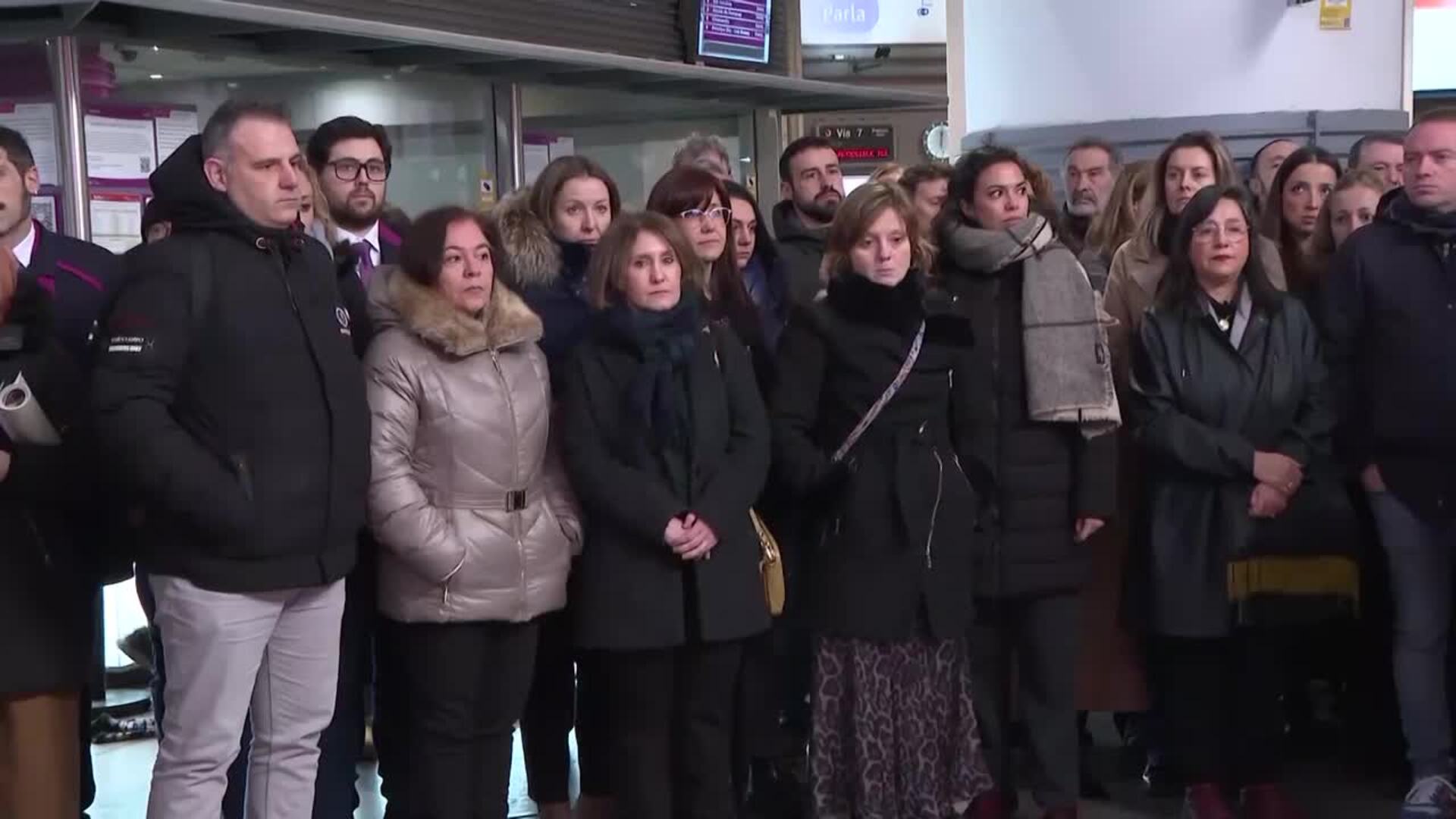 Los sindicatos en Renfe convocan 5 minutos de silencio este martes por el accidente de Adamuz