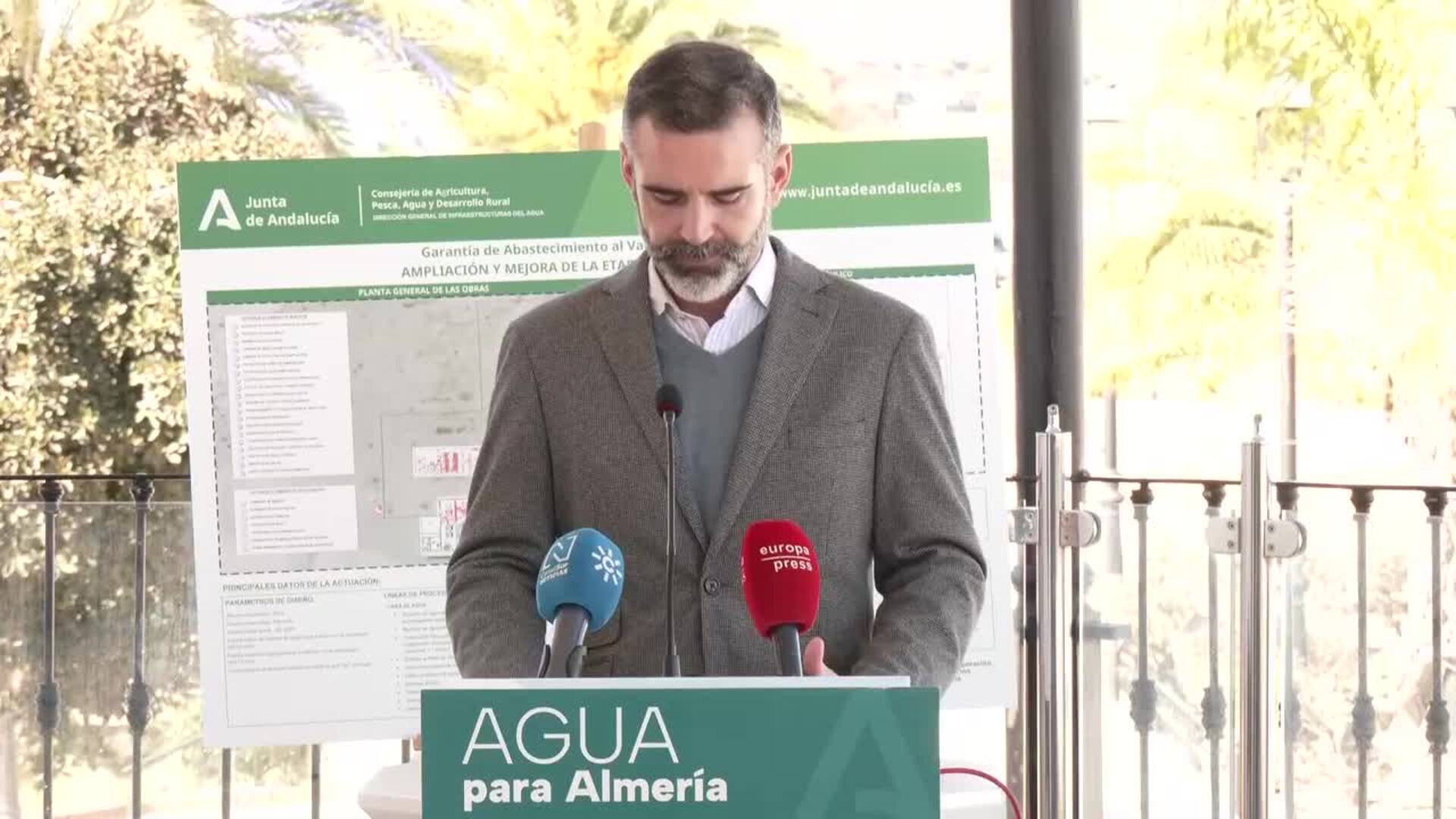 Junta licita por 8,6 M€ la ampliación y modernización de la potabilizadora de Albox (Almería)