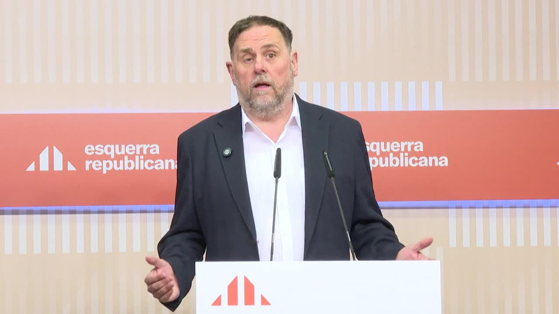 Oriol Junqueras: "Esta situación es fruto de décadas de desinversión por parte del Estado"