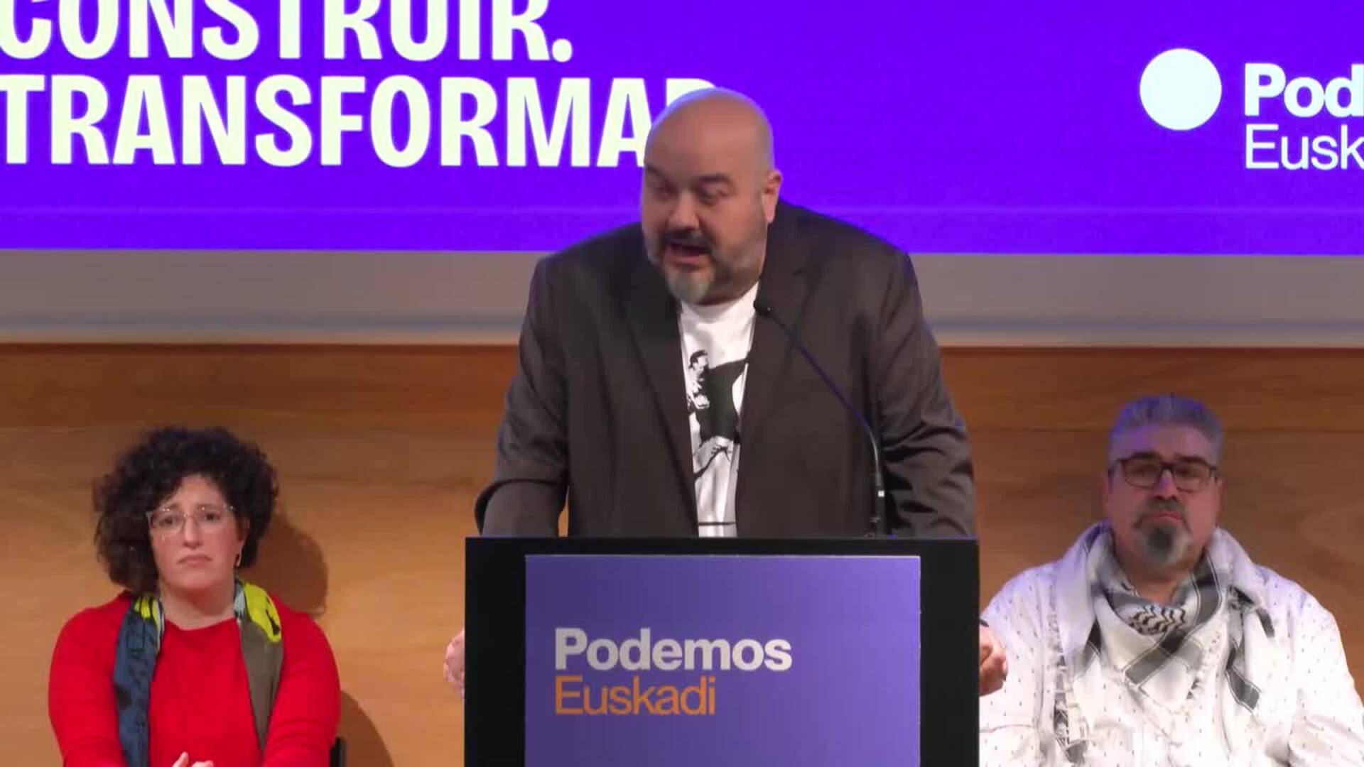 Podemos Euskadi asegura que "no hay unidad de la izquierda sin Podemos"