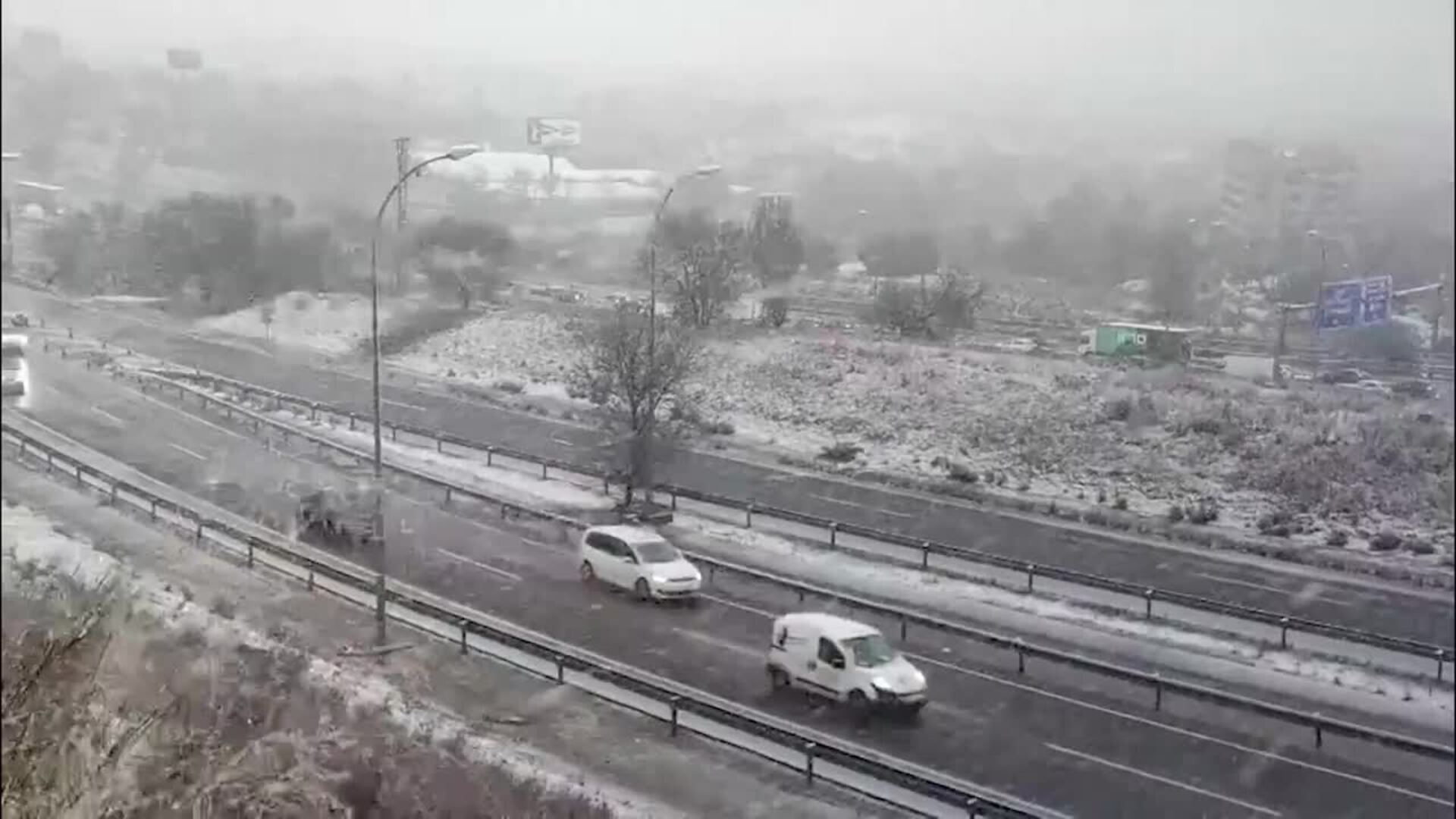 Activada la situación 1 del Plan de Inclemencias en Madrid al nevar "con intensidad"