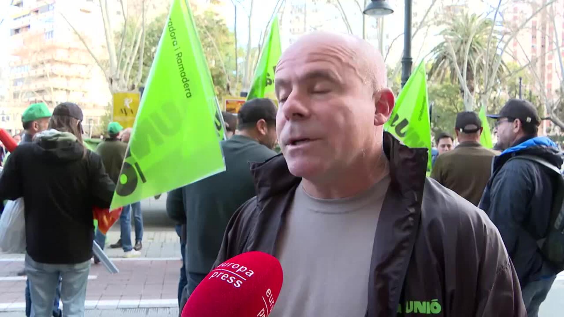 Una nueva tractorada recorre Valencia tras el acuerdo con Mercosur