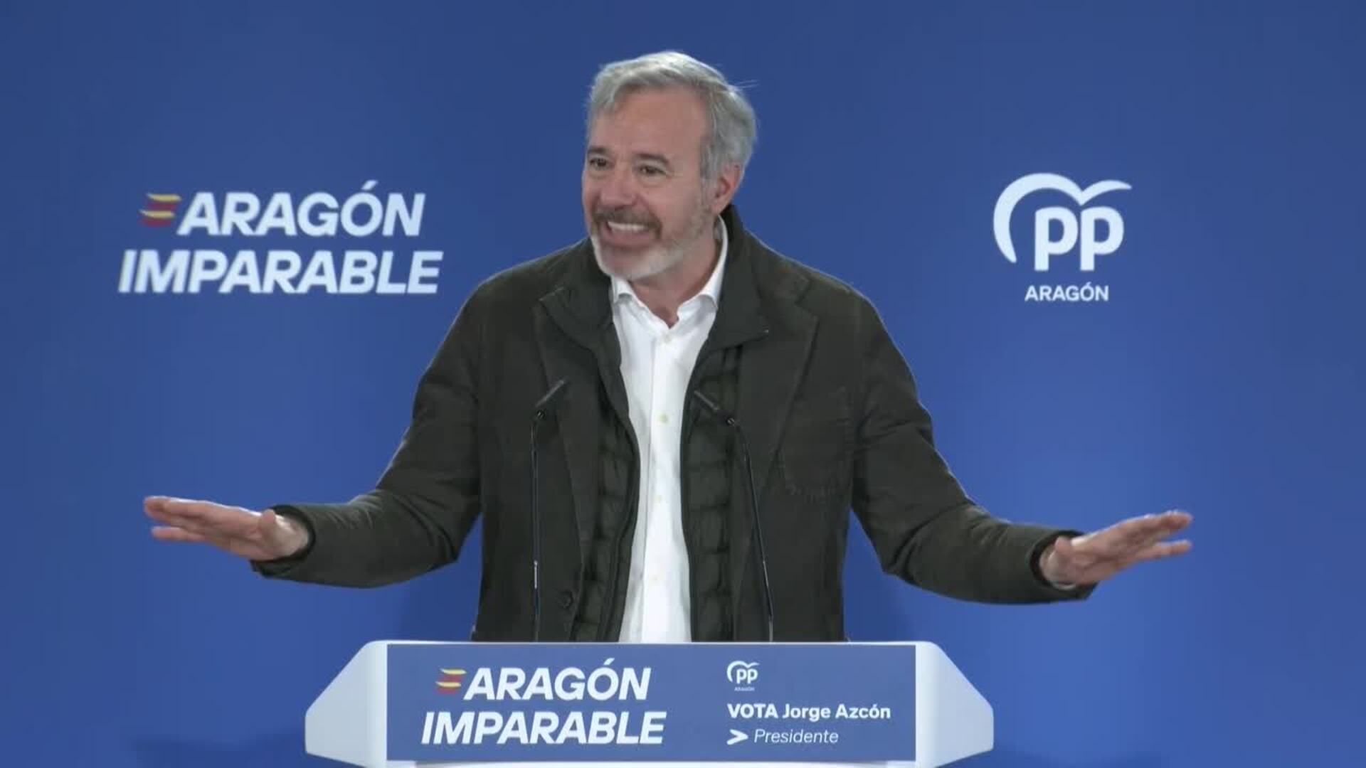 Azcón afirma que Aragón "va a ser la primera comunidad con pleno empleo"